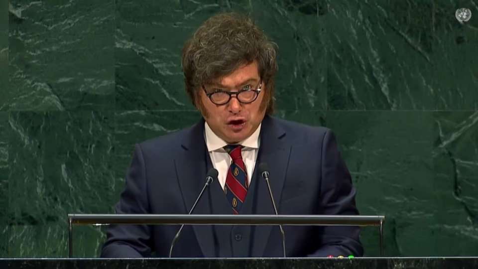 milei en la onu Milei dijo que la ONU es una casta de parásitos