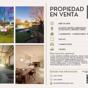milunopropiedades luciano lance Mil Uno Propiedades potencia su presencia inmobiliaria conectando 25 de Mayo con la Ciudad de Buenos Aires