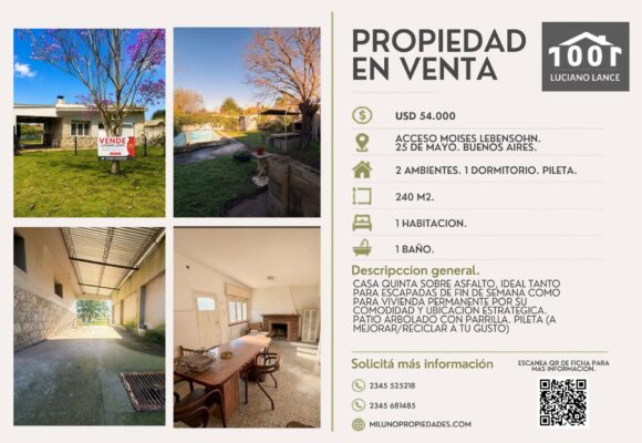milunopropiedades luciano lance Mil Uno Propiedades potencia su presencia inmobiliaria conectando 25 de Mayo con la Ciudad de Buenos Aires