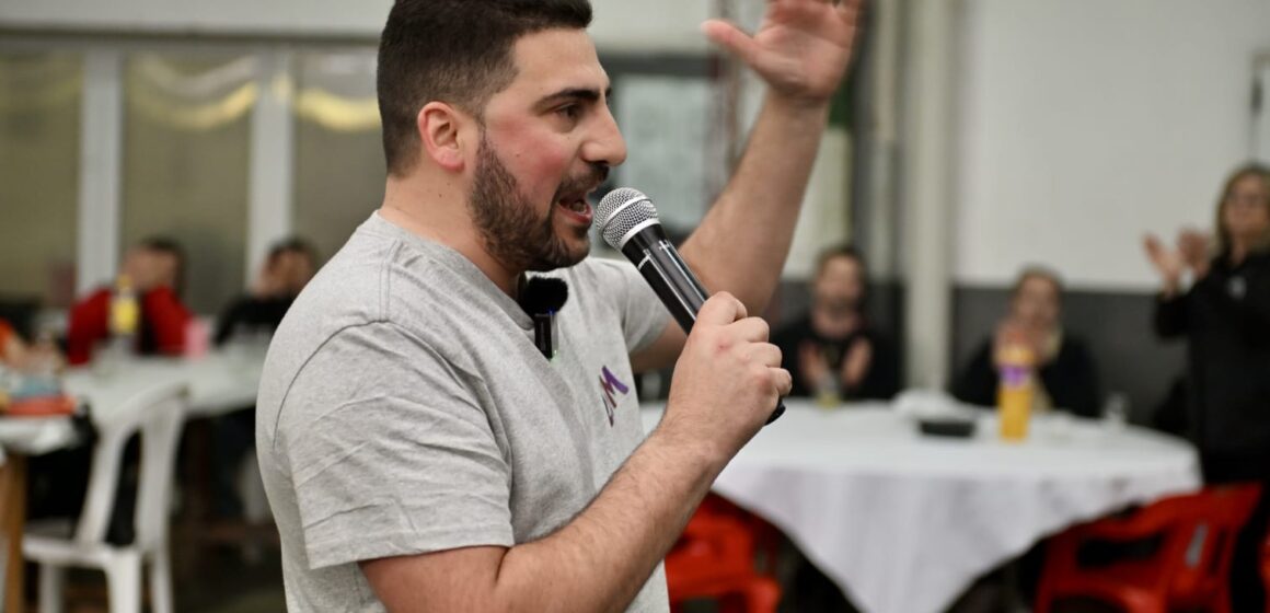 Ramiro Egüen encabezó el almuerzo municipal y anunció que irá por la reelección