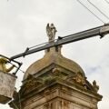 Restauración en el Cementerio Municipal: el Municipio encaró la puesta en valor de la capilla y sectores emblemáticos