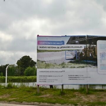 Reactivan la obra hídrica en el barrio Sandalio tras las gestiones de Egüen ante la Provincia