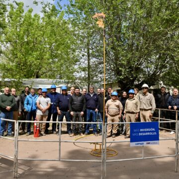 El Municipio de Veinticinco de Mayo inauguró la obra de gas natural para la Escuela N° 32