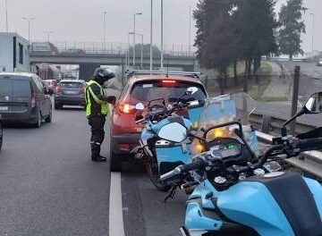 sancionaron a más de 2.200 conductores por circular por la banquina o adulterar patentes